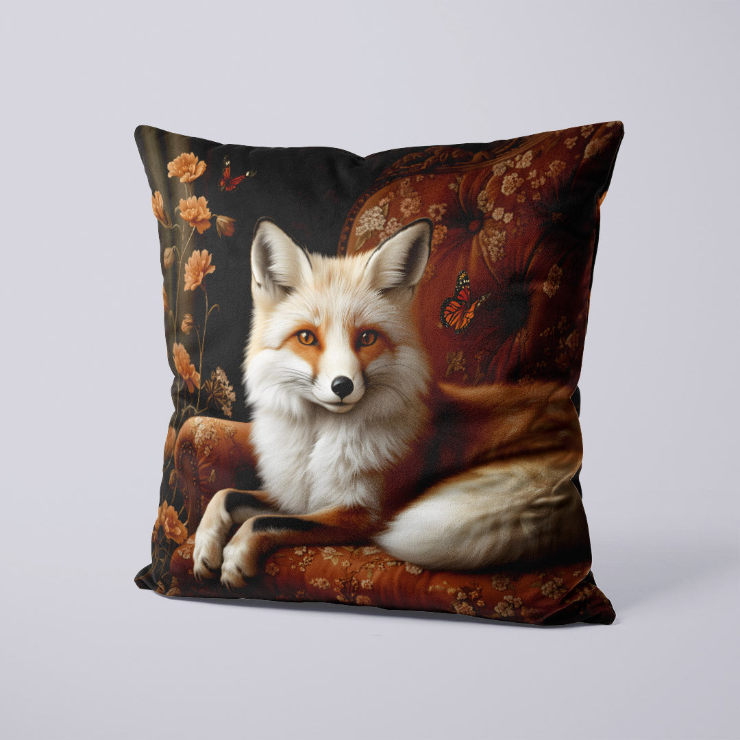 CUSHION Panel Fox on a Sofa CP-698