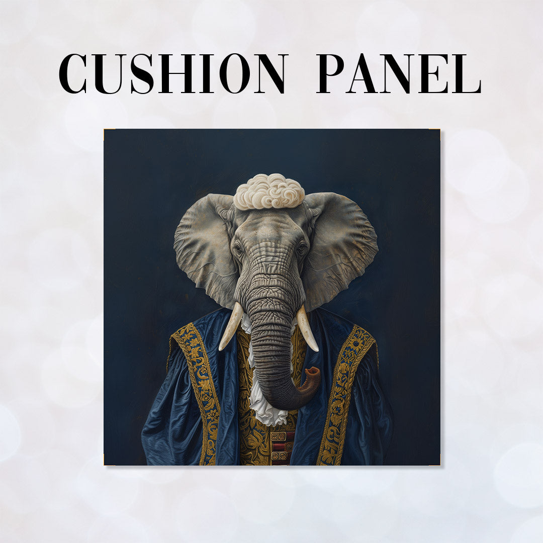 CUSHION Panel Elephant Judge CP-703