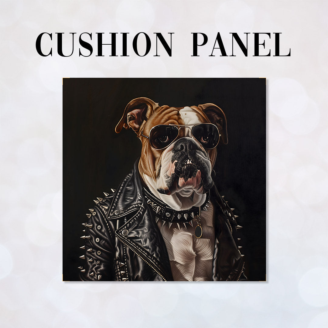 CUSHION Panel Punk Bulldog CP-705