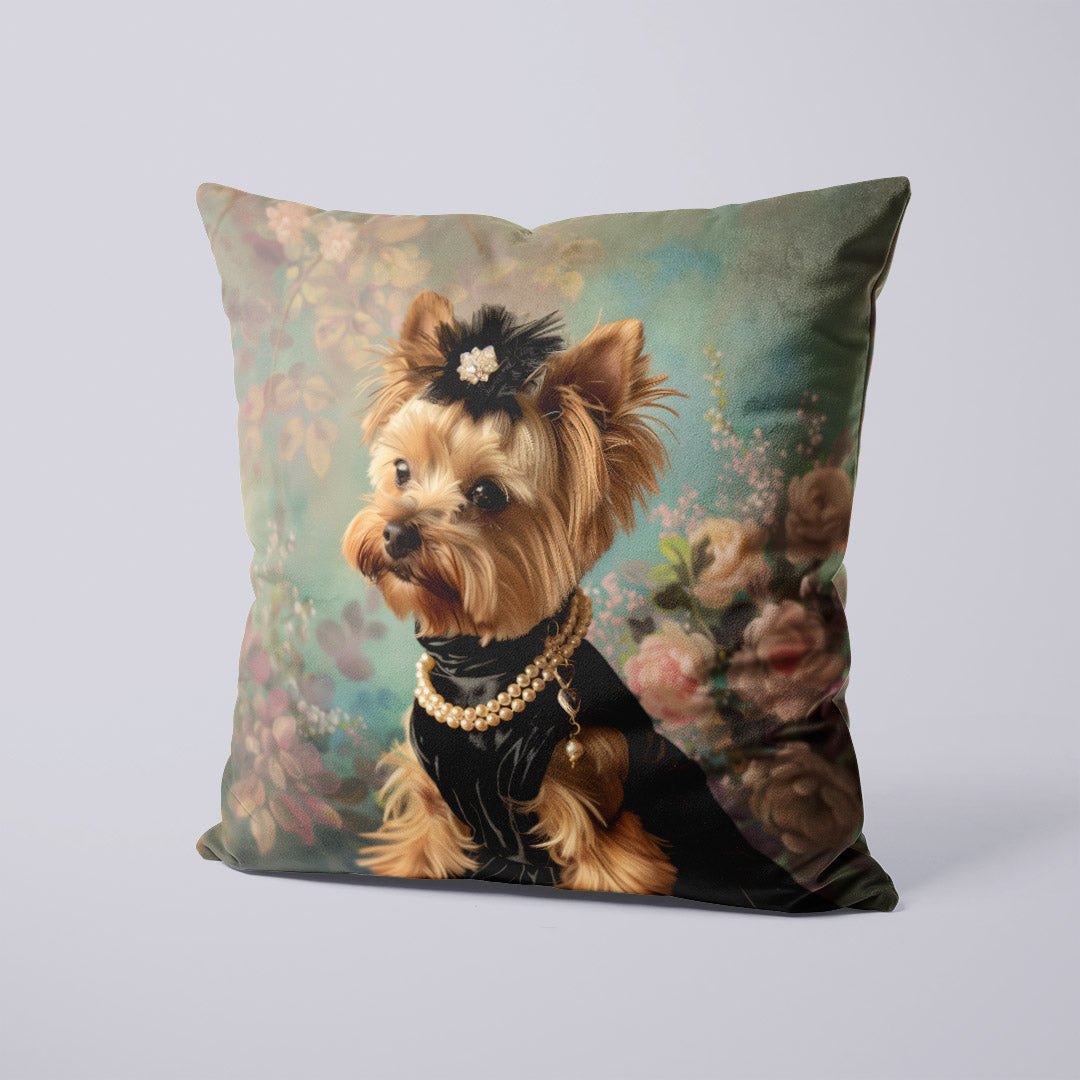 CUSHION Panel Tiffany Terrier CP-718