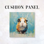 CUSHION Fabric Panel Guinea Pig Blue CP-72