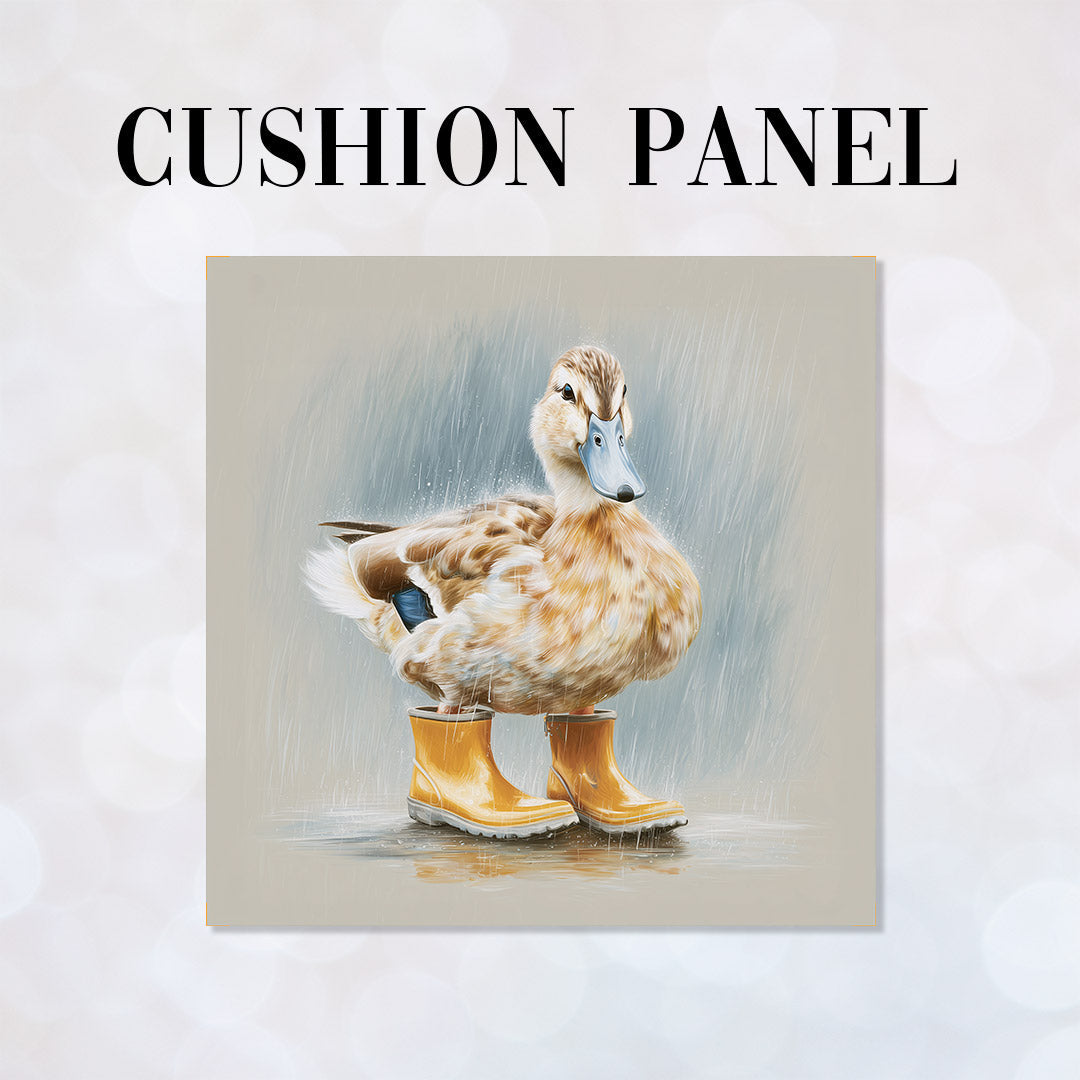 CUSHION Panel Duck in the Rain CP-725