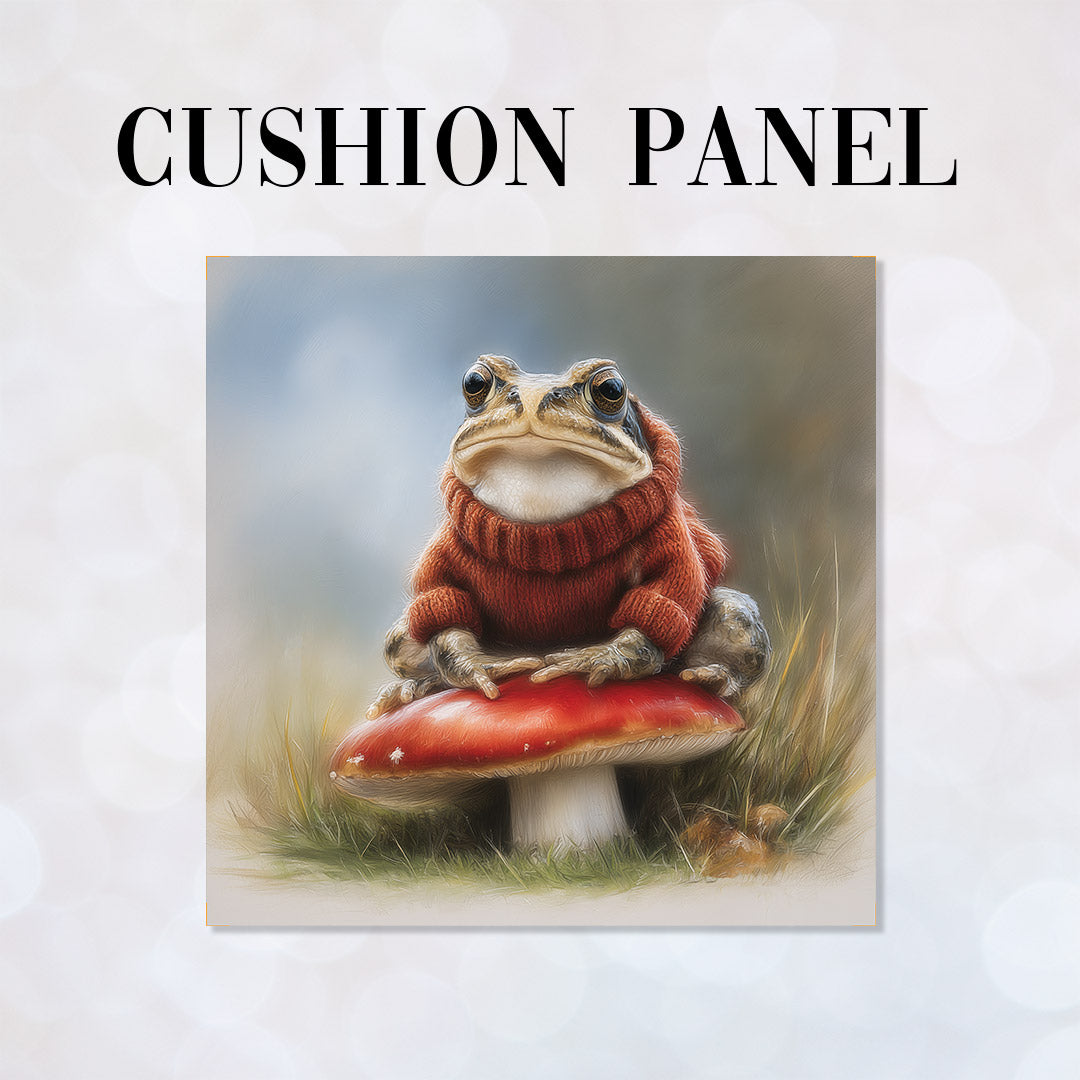 CUSHION Panel Cosy Frog CP-726