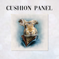 CUSHION Panel Rabbit in a Coat CP-733