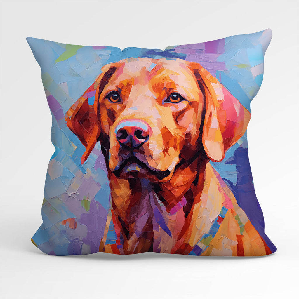 CUSHION Fabric Panel Fox Red Lab CP-74