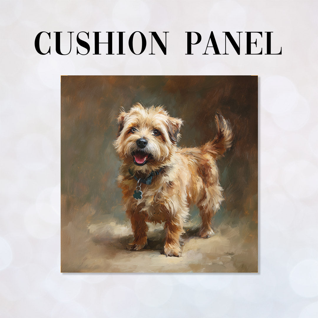 CUSHION Panel Norfolk Terrier CP-740