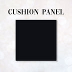 CUSHION CO-ORD Floral Black and Tan King Charles Cavalier CP-81 Fabric Panel