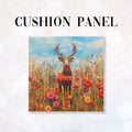 CUSHION Fabric Panel Felted Stag CP-82