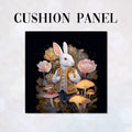 CUSHION Panel Don't Be Late - White Rabbit CP-841
