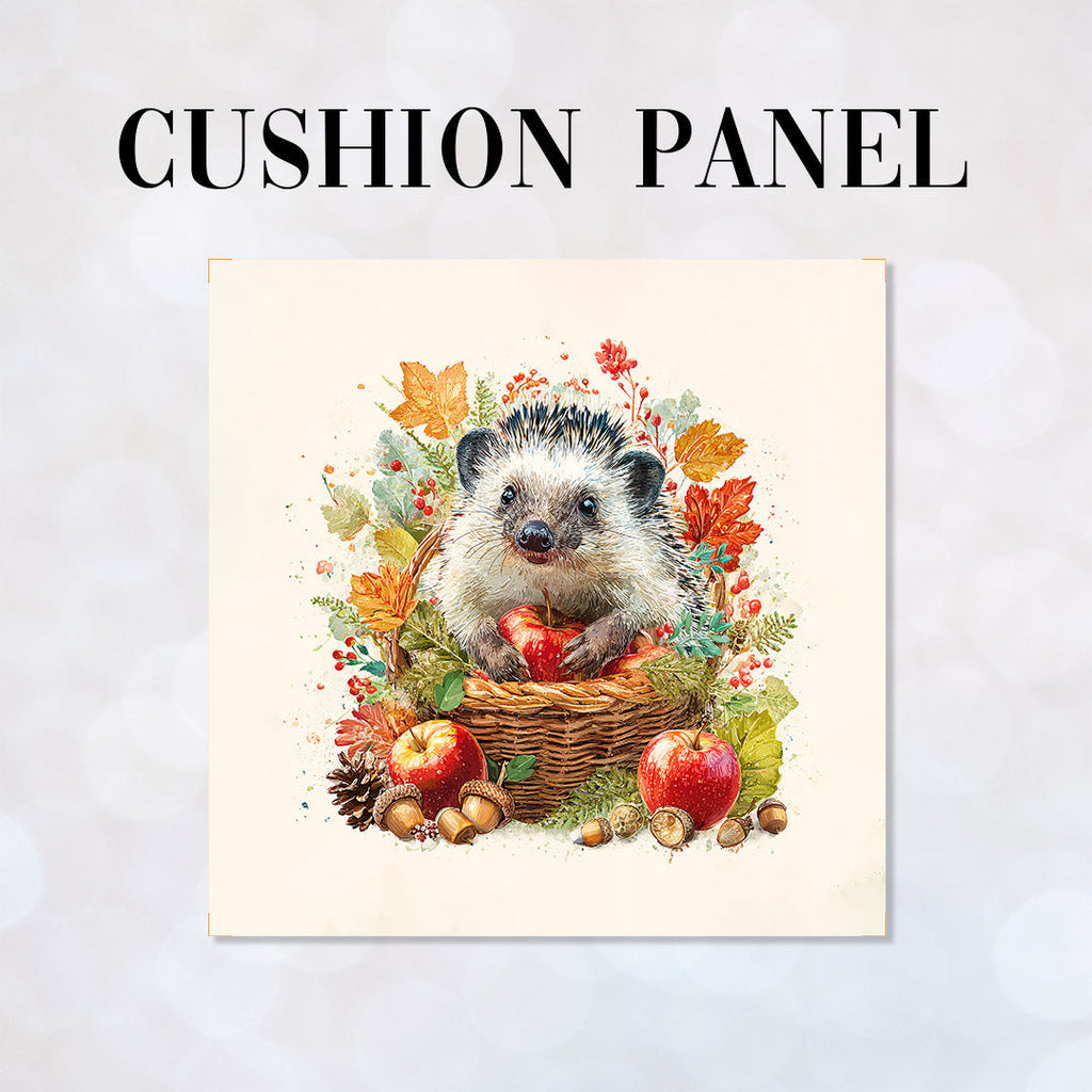 CUSHION Panel Hedgehog and Apples CP-842