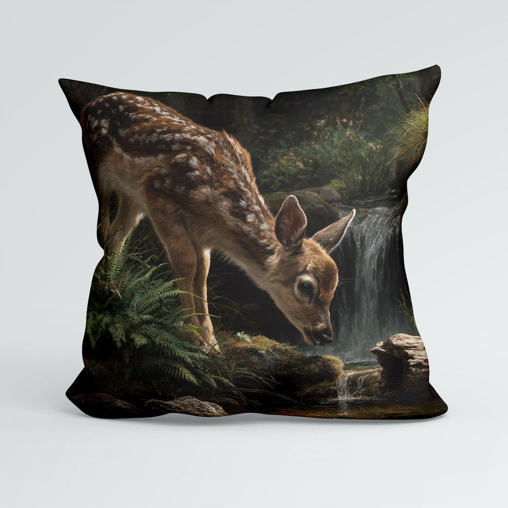CUSHION Panel Mossbrook Deer CP-844