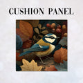 CUSHION Panel Autumn Blue Tit CP-845