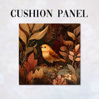 CUSHION Panel Autumn Blue Bird CP-846