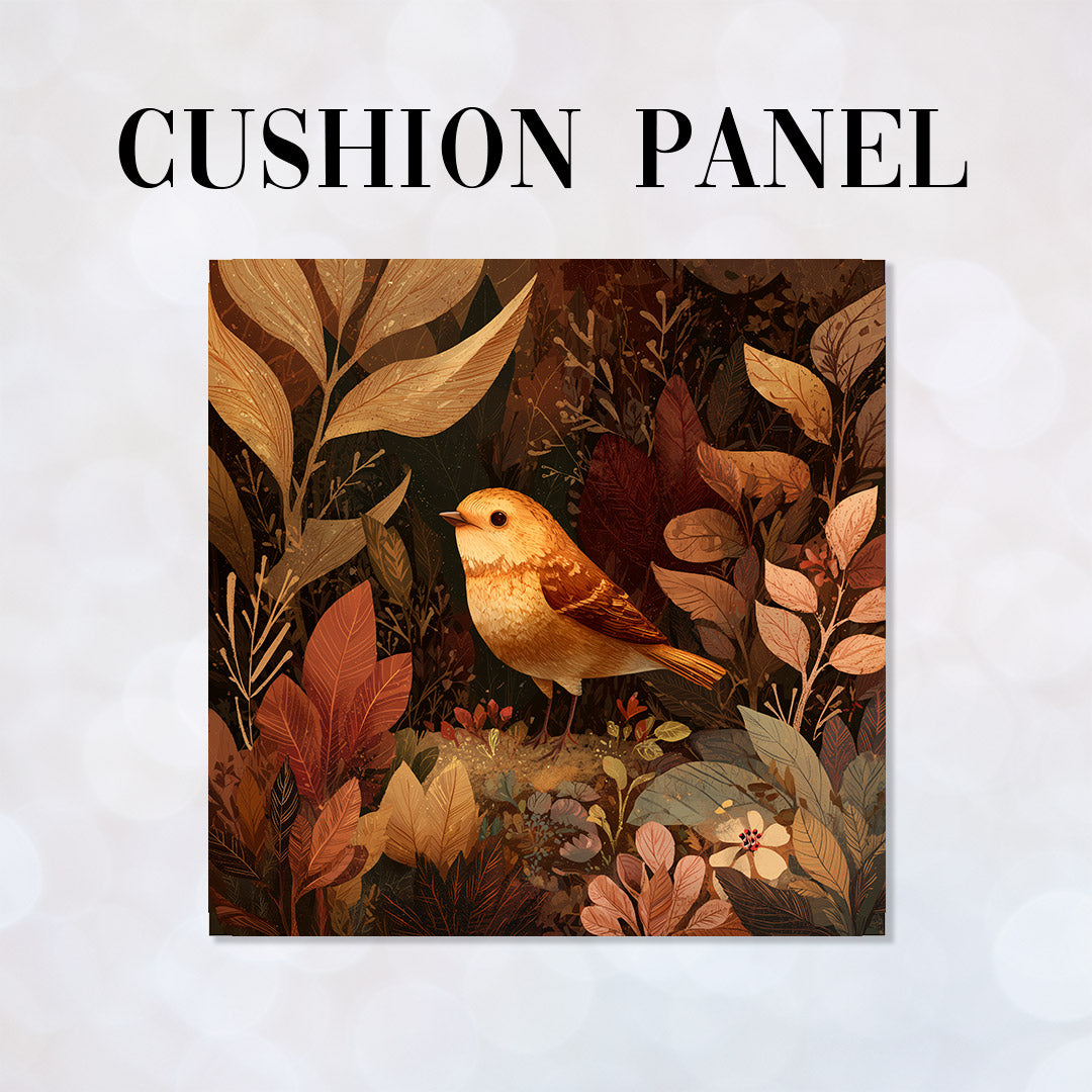 CUSHION Panel Autumn Blue Bird CP-846