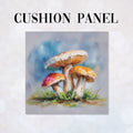 CUSHION Panel Whimsical Mushrooms CP-856