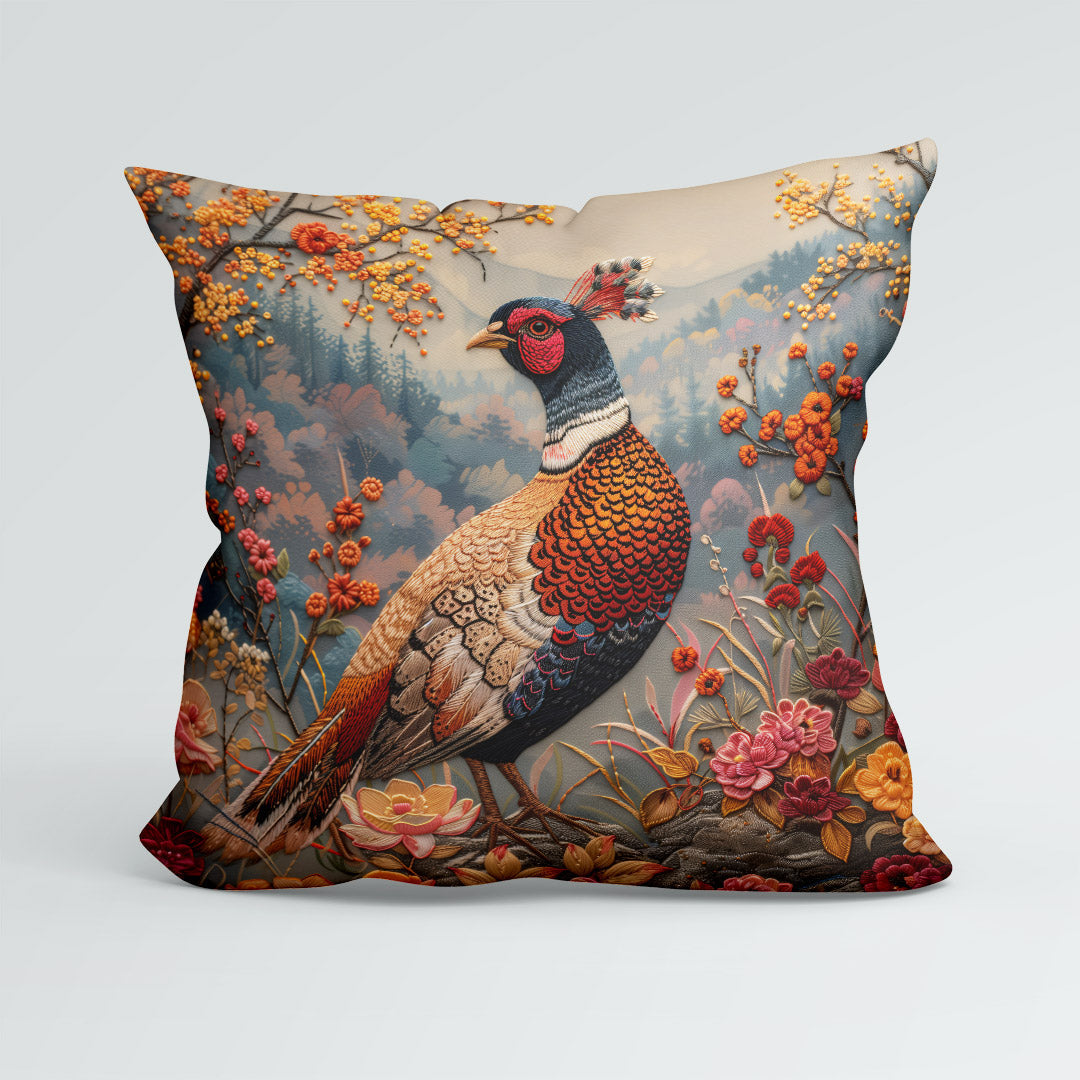CUSHION Panel Autumn Pheasant CP-859