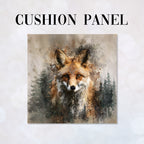 CUSHION Panel Watercolour Fox CP-860
