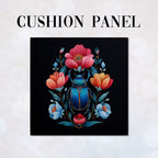 CUSHION Panel Floral Beetle CP-865