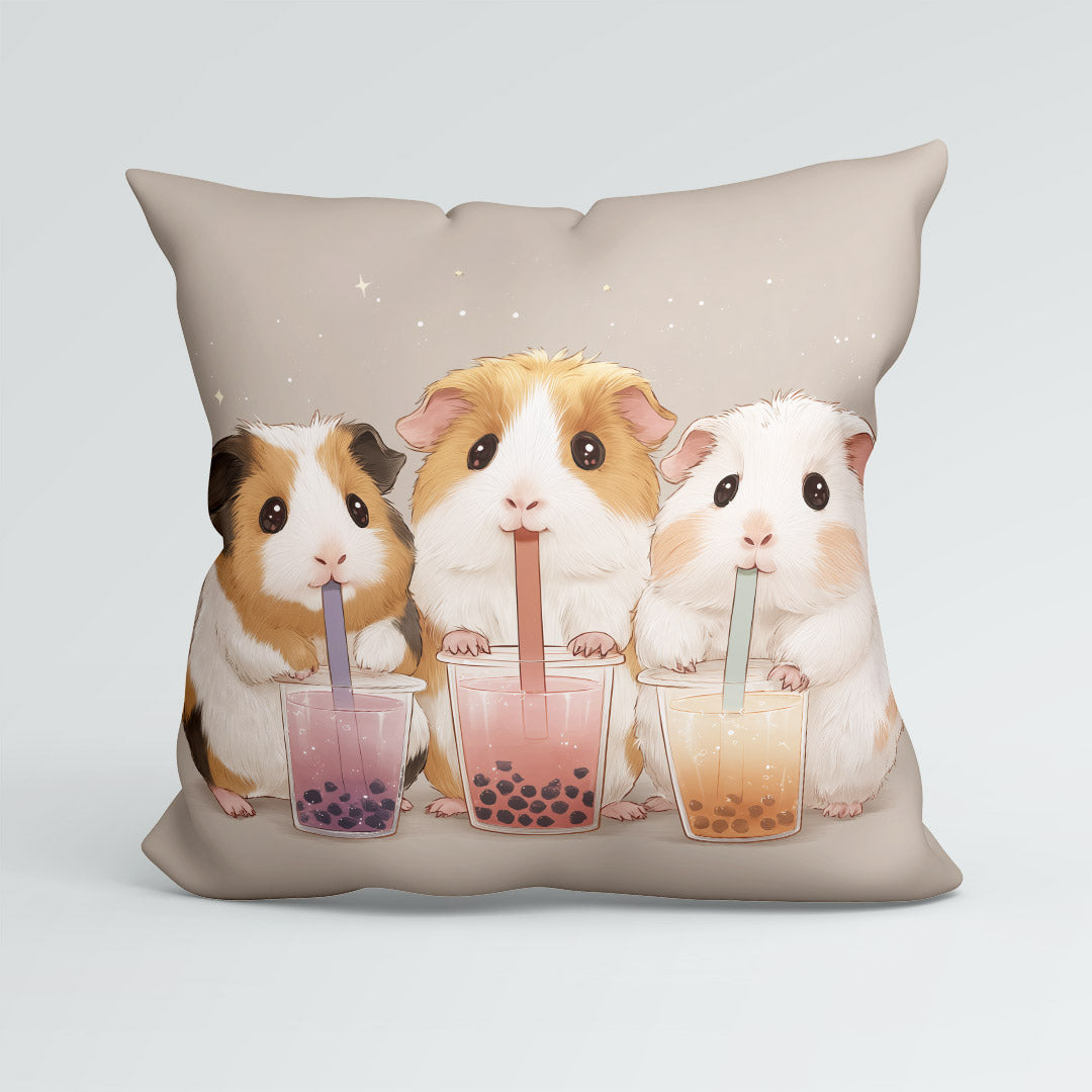 CUSHION Panel Boba Tea Guinea Pigs CP-869