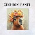 CUSHION Panel Floral Guinea Pig CP-870