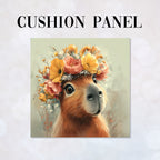 CUSHION Panel Floral Guinea Pig CP-870