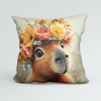 CUSHION Panel Floral Guinea Pig CP-870