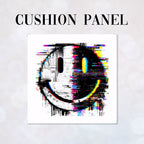 CUSHION Panel Glitched Face CP-874