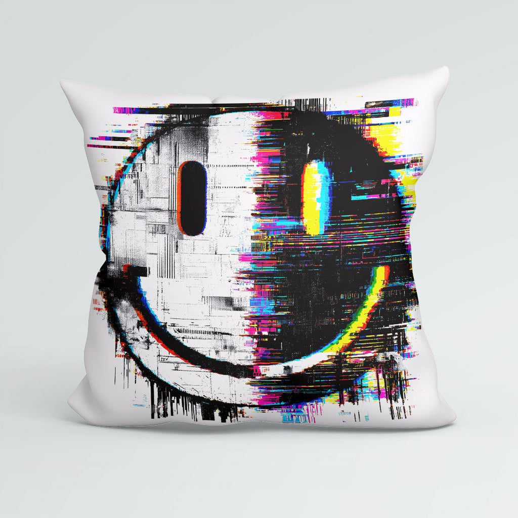 CUSHION Panel Glitched Face CP-874