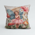 CUSHION Panel Little Fairy and Flowers CP-878