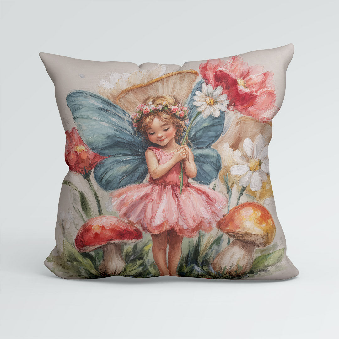 CUSHION Panel Little Fairy and Flowers CP-878