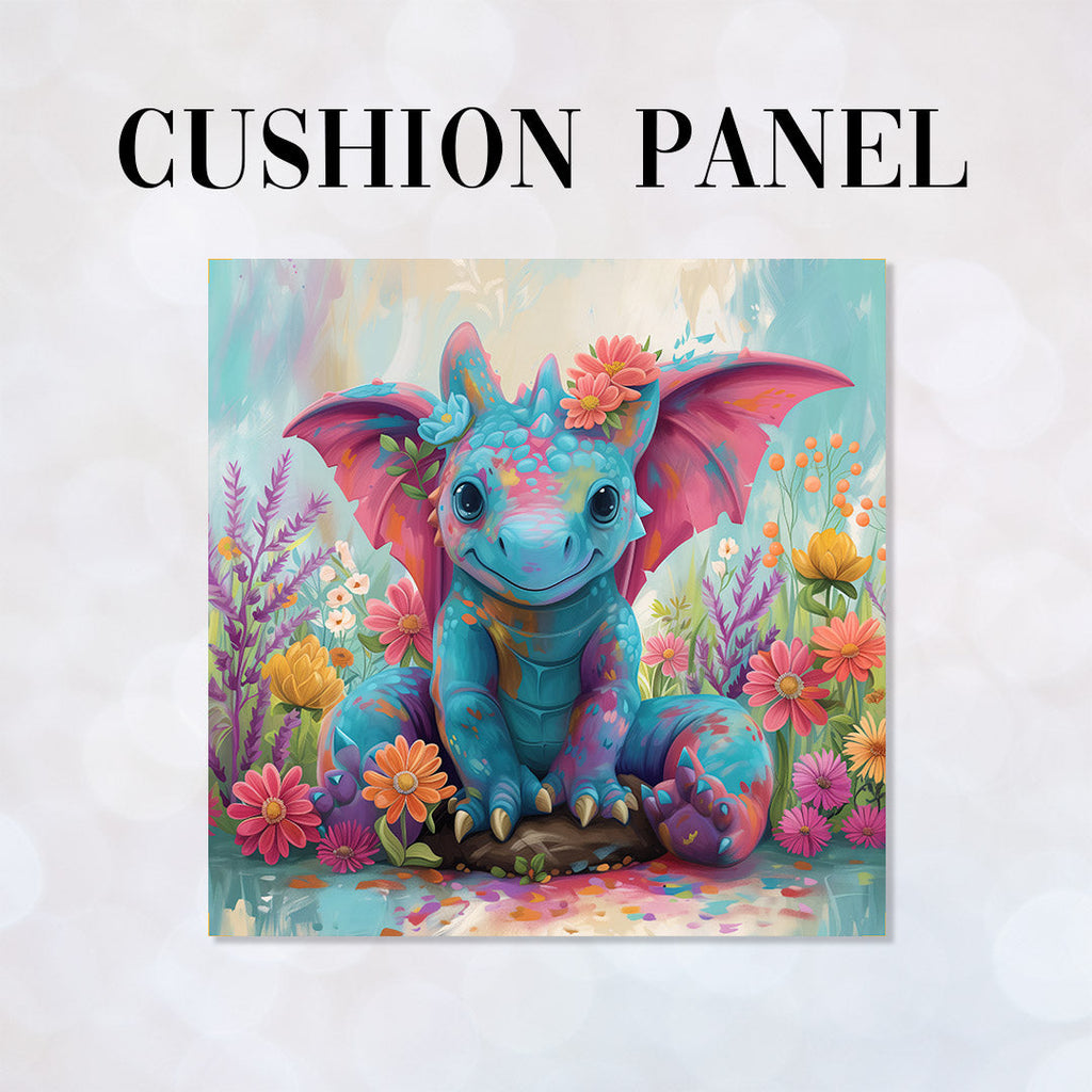 CUSHION Panel Pastel Dragon CP-902