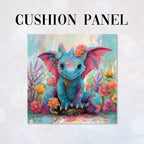 CUSHION Panel Pastel Dragon CP-902