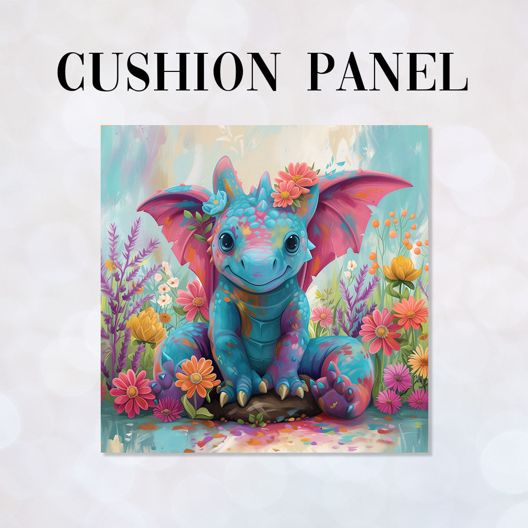 CUSHION Panel Pastel Dragon CP-902