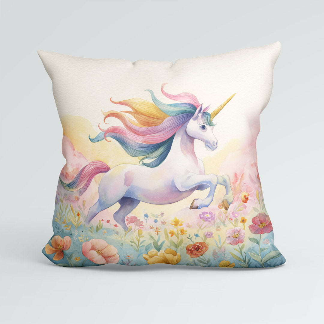 CUSHION Panel Watercolour Unicorn CP-908