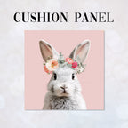 CUSHION Panel Floral Bunny CP-909