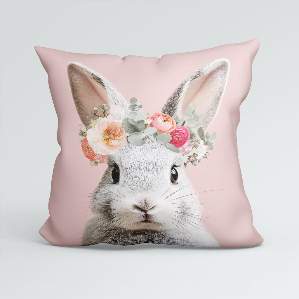 CUSHION Panel Floral Bunny CP-909