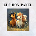 CUSHION Panel Cute Ponies CP-911