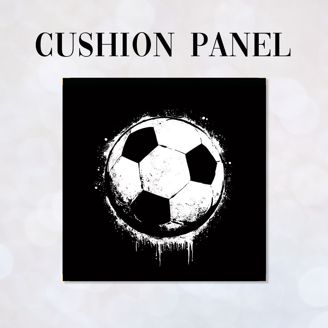 CUSHION Panel Football Black CP-914