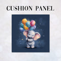 CUSHION Panel Elephant and Balloons 1 CP-931