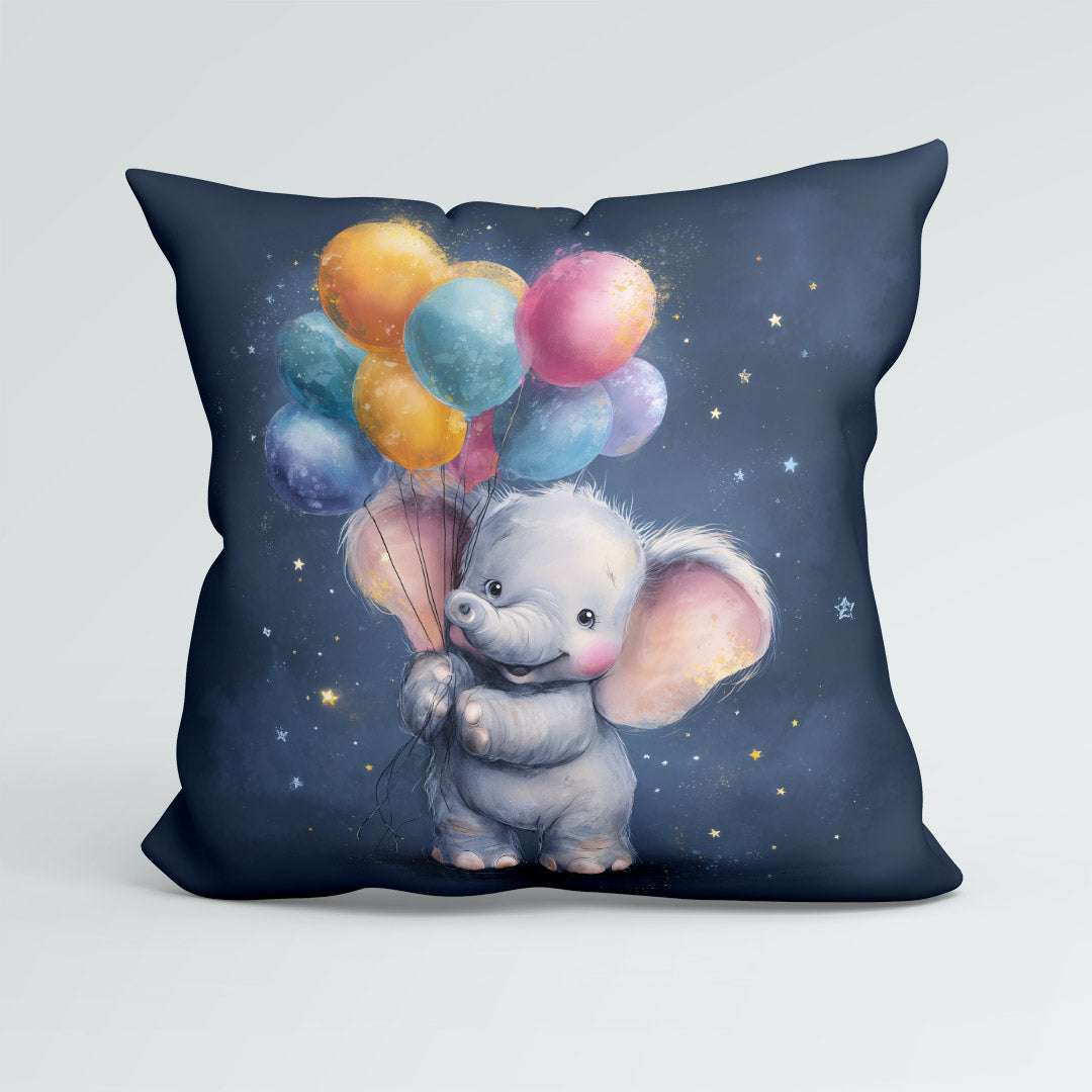 CUSHION Panel Elephant and Balloons 1 CP-931