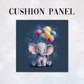 CUSHION Panel Elephant and Balloons 2 CP-932