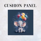 CUSHION Panel Elephant and Balloons 2 CP-932