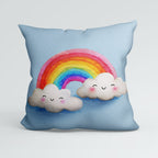 CUSHION Panel Watercolour Rainbow CP-933