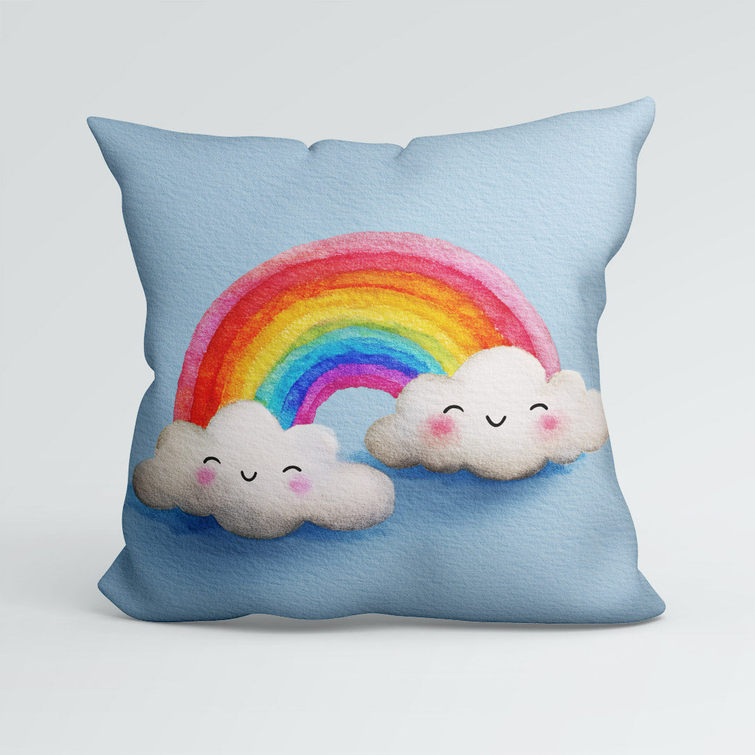 CUSHION Panel Watercolour Rainbow CP-933