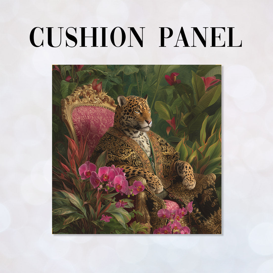 CUSHION Panel Golden Orchid Jaguar CP-938