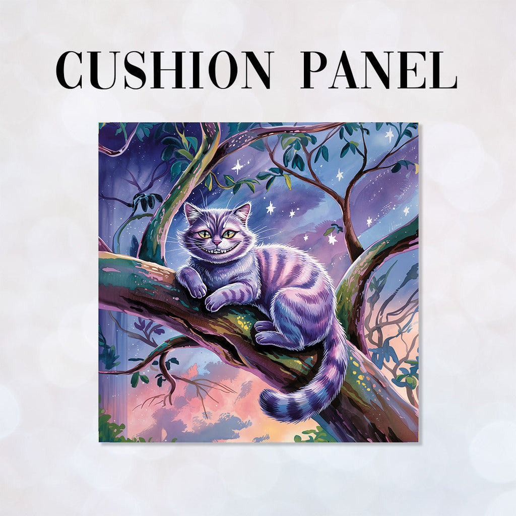 CUSHION Panel Cheshire Cat Purple CP-940