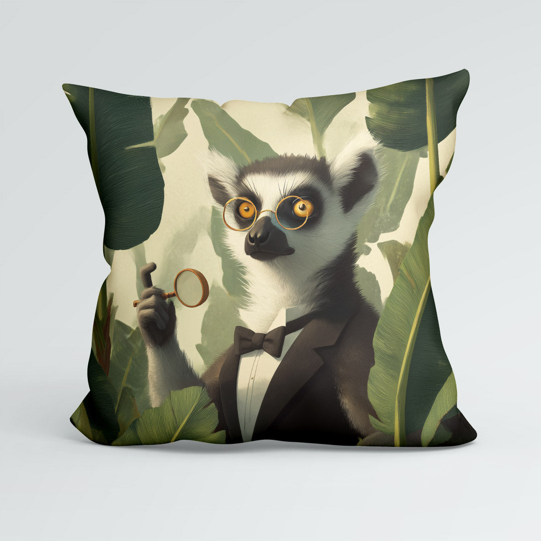 CUSHION Panel Lemur Detective CP-941