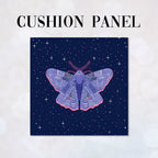 CUSHION Panel Blue Moth CP-942