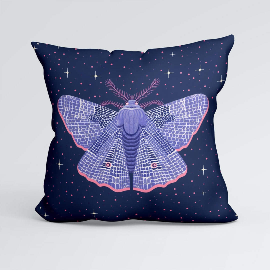 CUSHION Panel Blue Moth CP-942