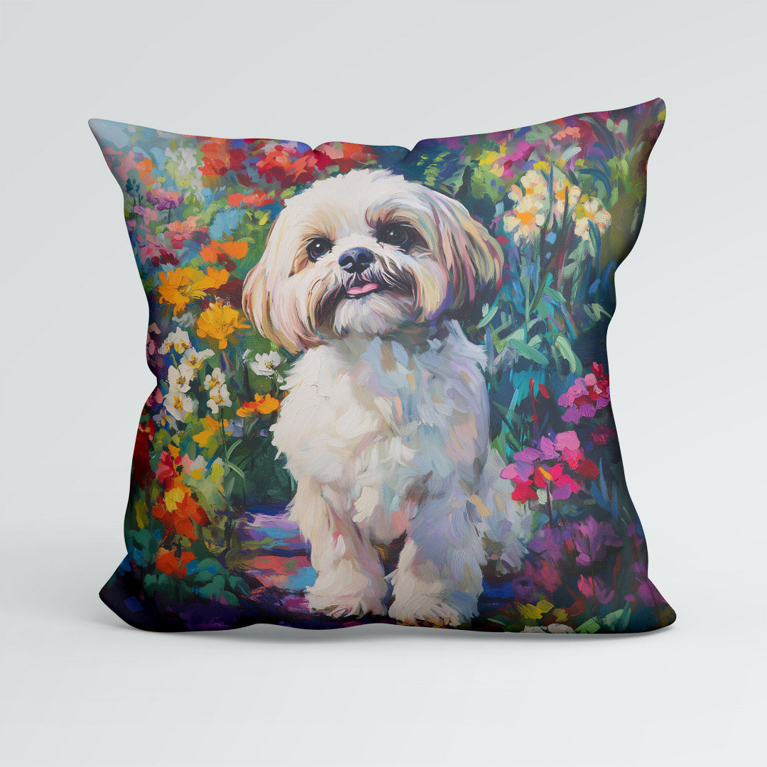 CUSHION Panel Shih-Poo Dog CP-946